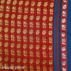 Mercerised Cotton Silk Khun Saree with Blouse Piece 11