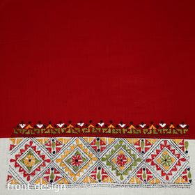 Bengal Kantha Hand Embroidered Cotton Blouse Piece 03