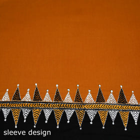 Bengal Kantha Hand Embroidered Cotton Blouse Piece 01