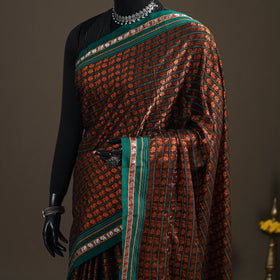 Mercerised Cotton Silk Khun Saree with Blouse Piece 12