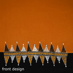 Bengal Kantha Hand Embroidered Cotton Blouse Piece 01