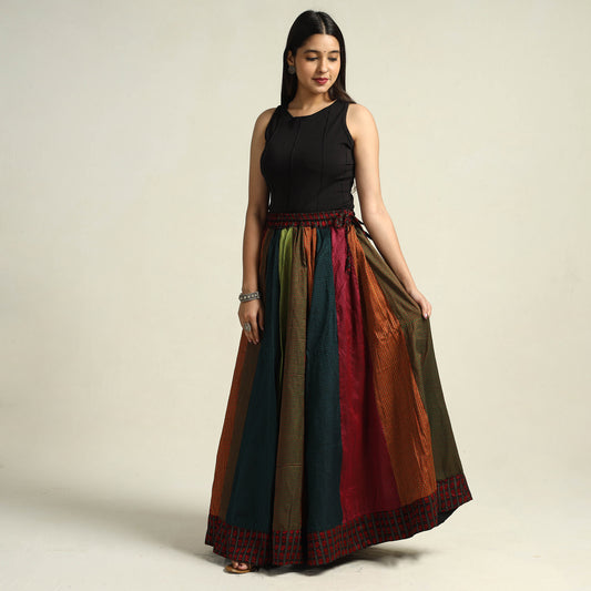 Khun Patchwork 24 Kali Cotton Long Skirt 02