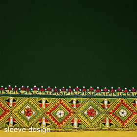 Bengal Kantha Hand Embroidered Cotton Blouse Piece 02
