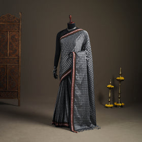 Mercerised Cotton Silk Khun Saree with Blouse Piece 13