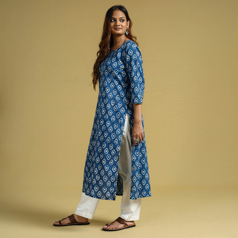 block printed kurta