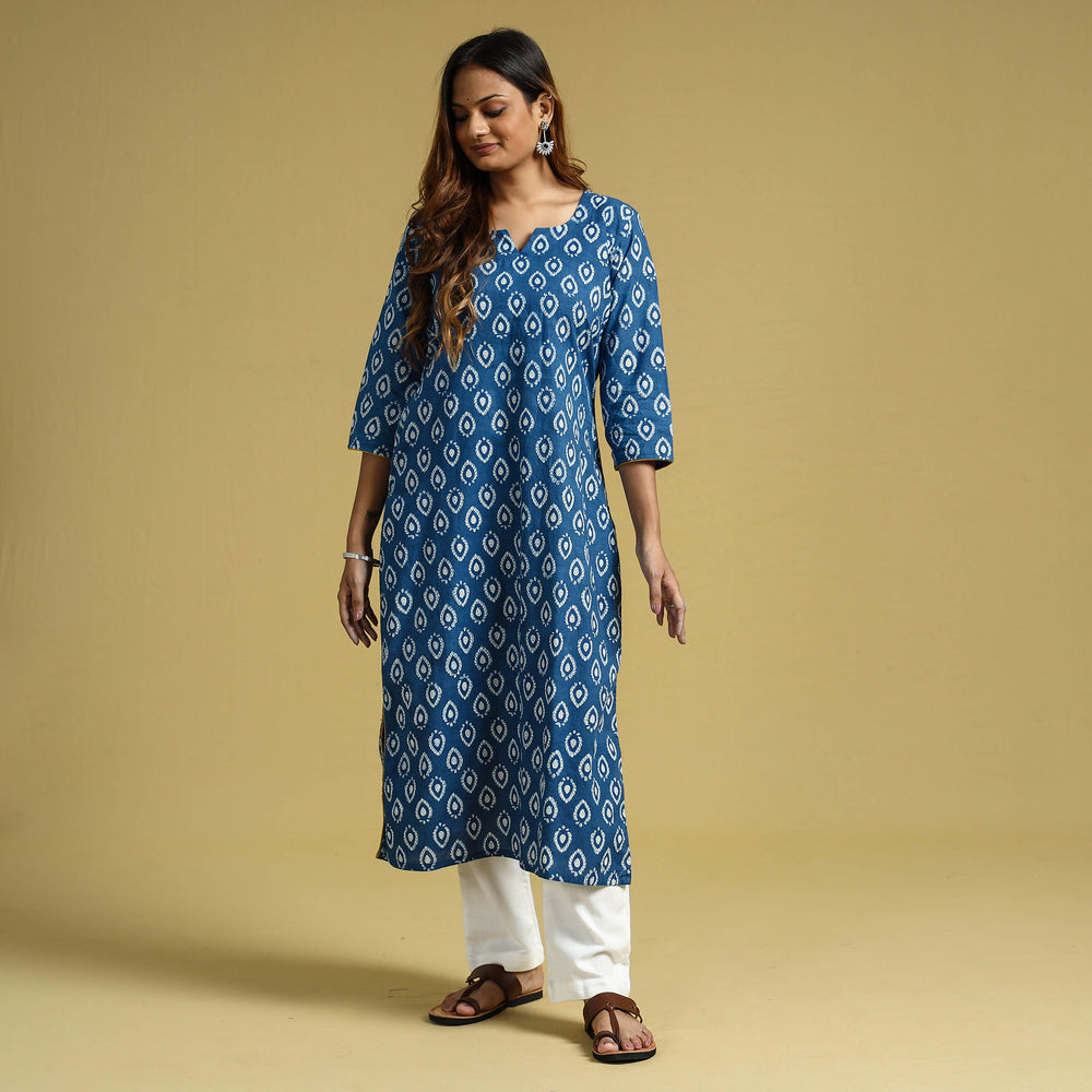 block printed kurta