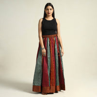 Multicolor - Khun Patchwork 24 Kali Cotton Long Skirt 03