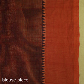 Black - handloom missing checks cotton thread border