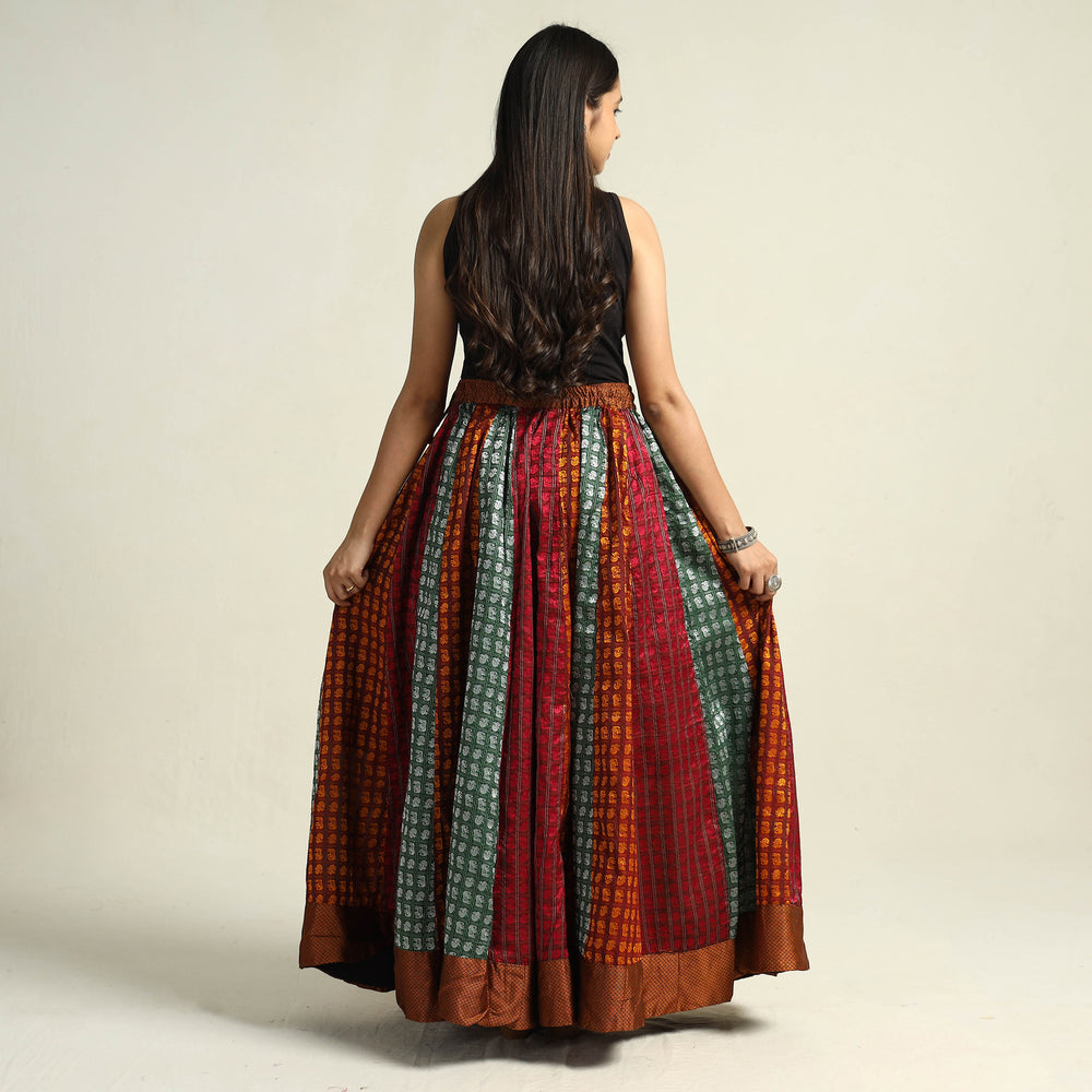 Multicolor - Khun Patchwork 24 Kali Cotton Long Skirt 03