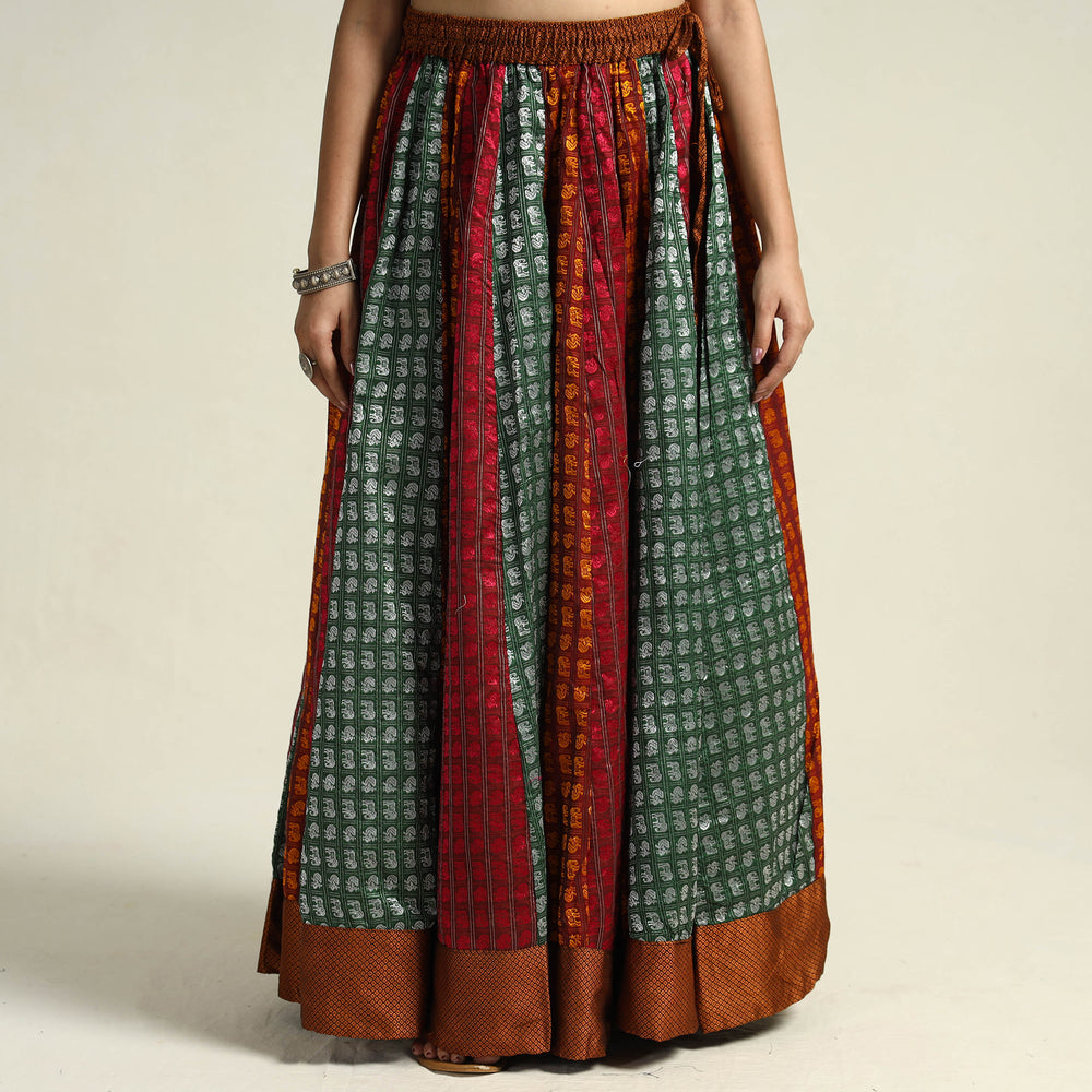 Multicolor - Khun Patchwork 24 Kali Cotton Long Skirt 03