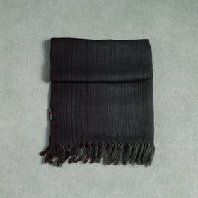 Green - Kumaun Handwoven Pure Merino Wool Scarf 178
