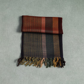 Multicolor - Kumaun Handwoven Pure Merino Wool Scarf 175