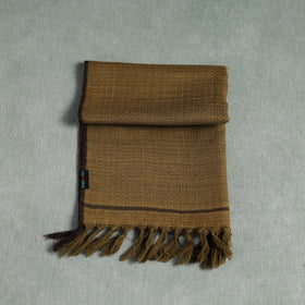 Green - Kumaun Handwoven Pure Merino Wool Scarf 172