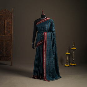Mercerised Cotton Silk Khun Saree with Blouse Piece 16