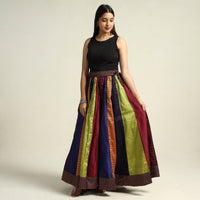 Multicolor - Khun Patchwork 24 Kali Cotton Long Skirt 05