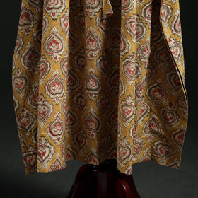 Kalamkari Hand Block Print Natural Dyed Cotton Kaftan (Long) 05
