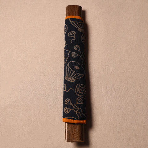 Buy Handmade Cotton Black Fridge Handle Cover 51