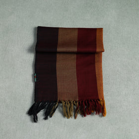 Multicolor - Kumaun Handwoven Pure Merino Wool Scarf 159