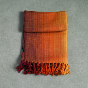 Multicolor - Double Shade Kumaun Handwoven Pure Merino Wool Stole 154