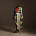 Multicolor - Bengal Hand Embroidery Patchwork Reversible Silk Kantha Dupatta 72