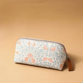  Floral Printed Handcrafted Multipurpose Toiletry Pouch 