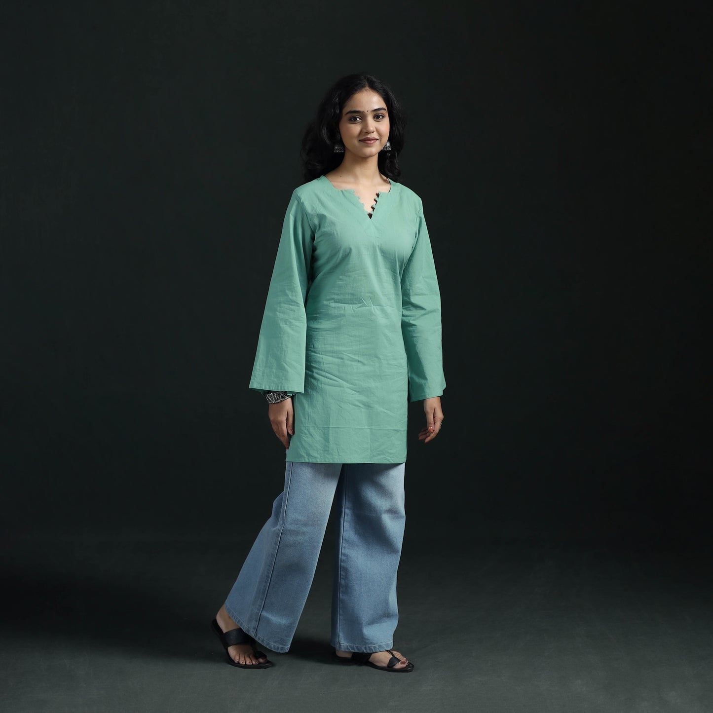 Plain Cotton Short Kurta for Women 11