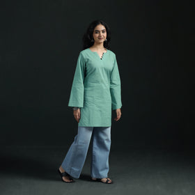 Plain Cotton Short Kurta for Women 11