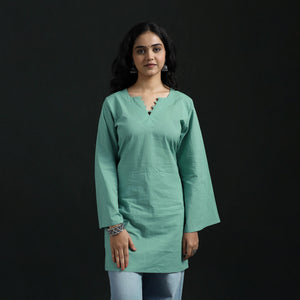 Plain Cotton Short Kurta for Women 11