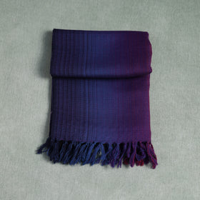 Multicolor - Double Shade Kumaun Handwoven Pure Merino Wool Stole 148