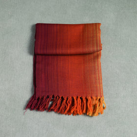 Multicolor - Double Shade Kumaun Handwoven Pure Merino Wool Stole 146