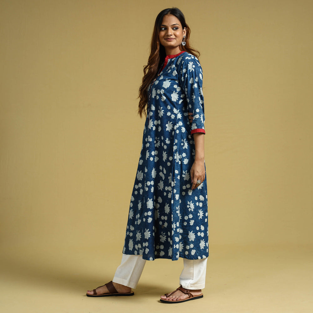 block printed kurta