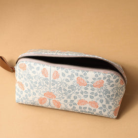  Floral Printed Handcrafted Multipurpose Toiletry Pouch 
