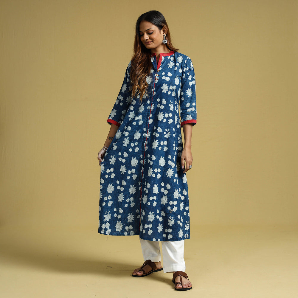 block printed kurta