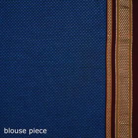 Mercerised Cotton Silk Embroidered Khun Saree with Blouse Piece 21