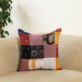  Multicolor Handcrafted Cotton Patchwork Cushion Cover