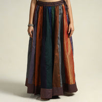 Multicolor - Khun Patchwork 24 Kali Cotton Long Skirt 10