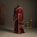 Mercerised Cotton Silk Embroidered Khun Saree with Blouse Piece 22