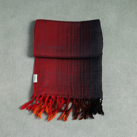 Multicolor - Double Shade Kumaun Handwoven Pure Merino Wool Stole 141