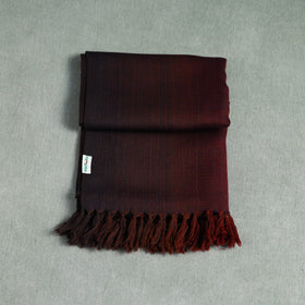 Multicolor - Double Shade Kumaun Handwoven Pure Merino Wool Stole 140