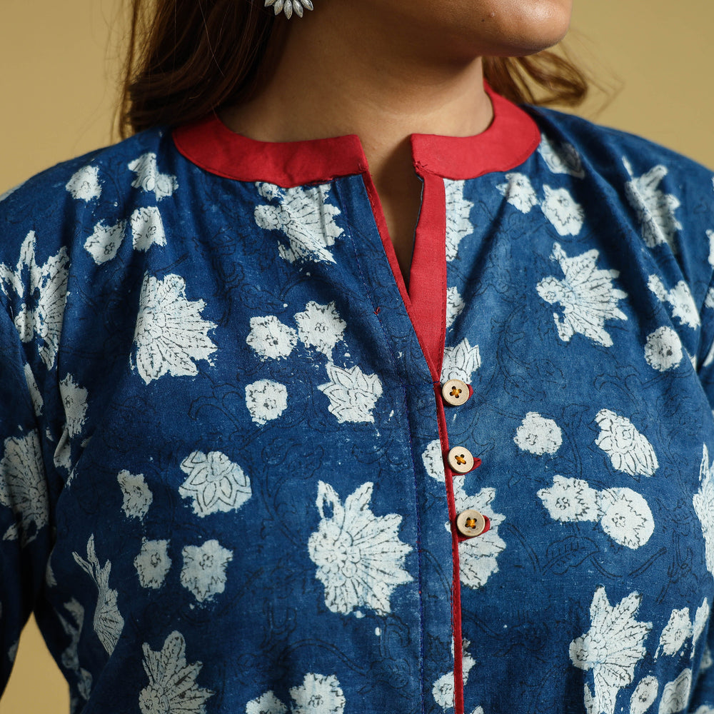 block printed kurta