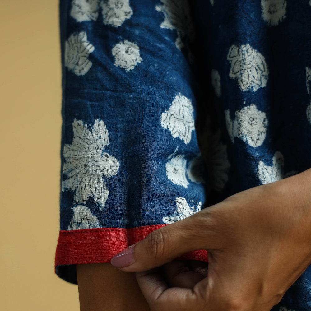 block printed kurta