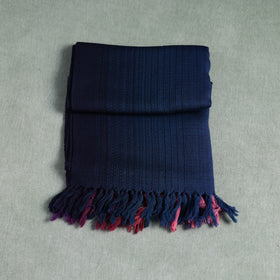 Multicolor - Double Shade Kumaun Handwoven Pure Merino Wool Stole 139