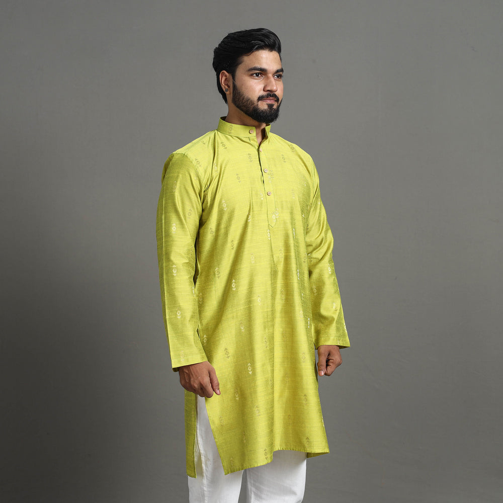  Silk Plain Men Kurta