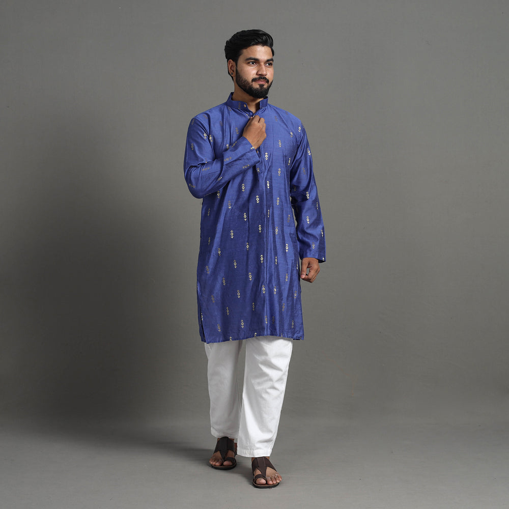  Silk Plain Men Kurta