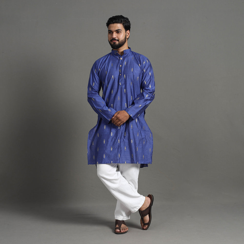  Silk Plain Men Kurta