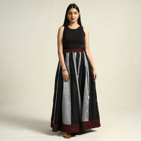 Multicolor - khun patchwork 24 kali cotton long skirt 12