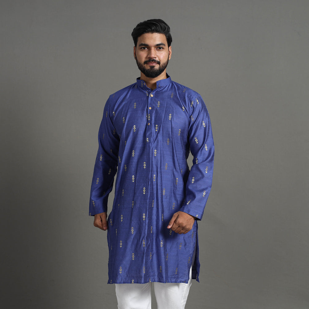  Silk Plain Men Kurta