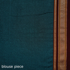 Mercerised Cotton Silk Embroidered Khun Saree with Blouse Piece 23