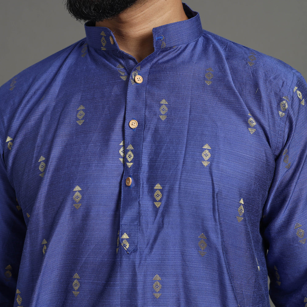  Silk Plain Men Kurta