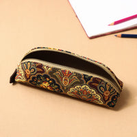 Multicolor - Floral Printed Handcrafted Pencil Pouch